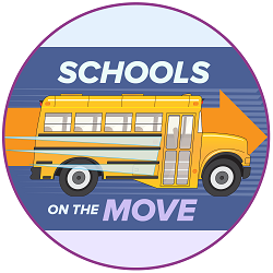 NCSI Schools on the Move logo