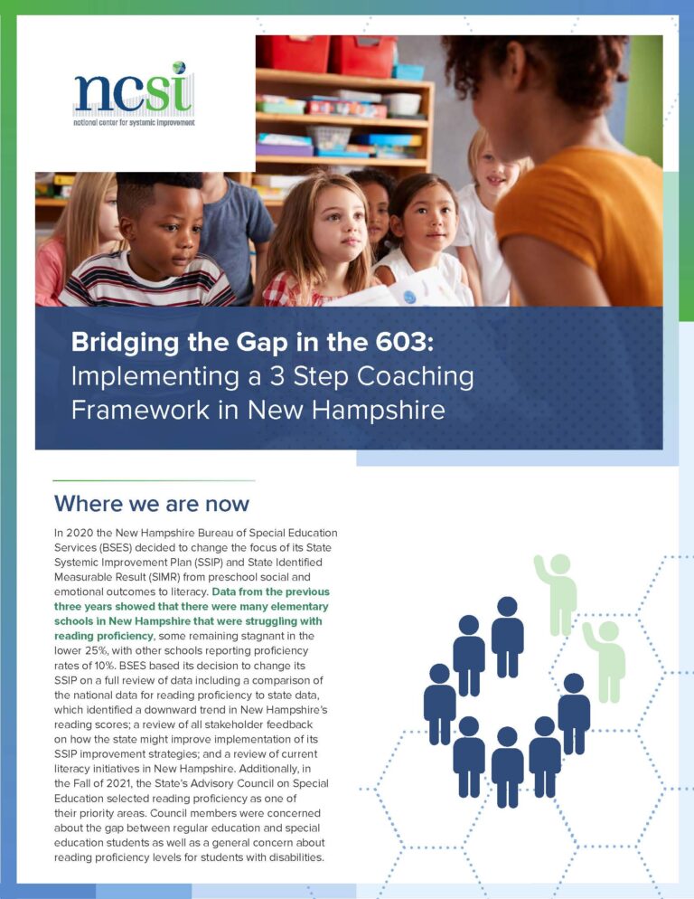 Bridging the Gap in the 603: Implementing a 3 Step Coaching Framework ...